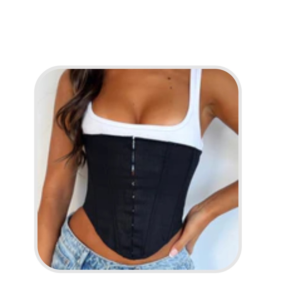 White fox corset